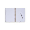 Picture of A4 HARDBACK SPIRAL NOTEBOOK FLORAL HARMONY 80 PGS